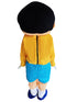 BookMyCostume Lazy & Clumsy Cartoon Character Mascot Costume with Specs for Theme Parties & Events | Adult Full-Size | Yellow & Blue